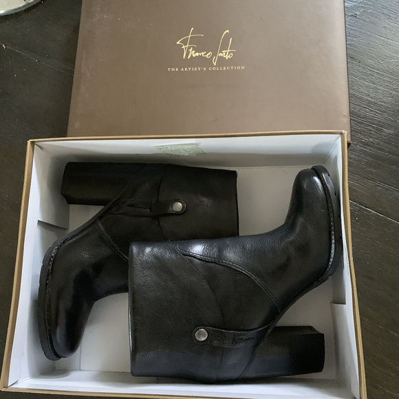 FRANCO SARTO boots Real Leather Black Occela - Picture 8 of 8